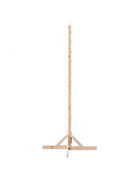 Albero di Natale Decorativo in Legno 180 cm in Legno Massello