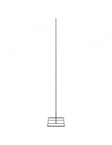 Albero di Natale Decorativo in Metallo Nero 150 cm