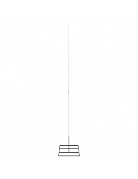 Albero di Natale Decorativo in Metallo Nero 150 cm