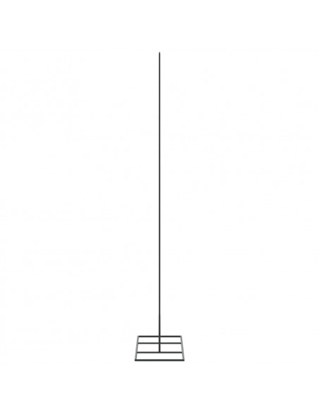 Albero di Natale Decorativo in Metallo Nero 150 cm