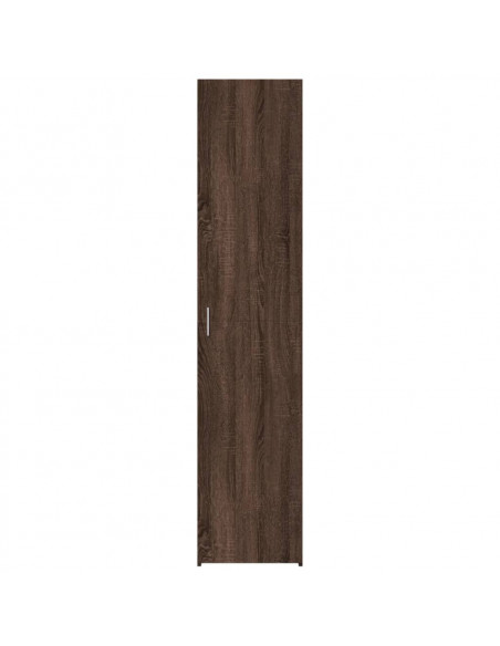 Credenza Marrone Rovere 40x42,5x185 cm in Legno Multistrato