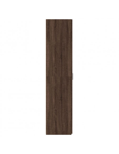 Credenza Marrone Rovere 40x42,5x185 cm in Legno Multistrato