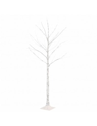 Betulla con LED Bianco Caldo 72 LED 150 cm
