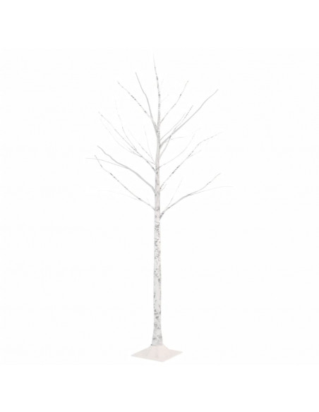 Betulla con LED Bianco Caldo 72 LED 150 cm