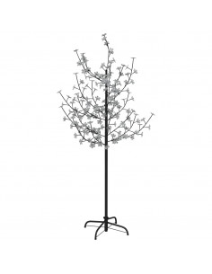 Albero di Ciliegio con 120 LED Bianco Caldo 150 cm 2