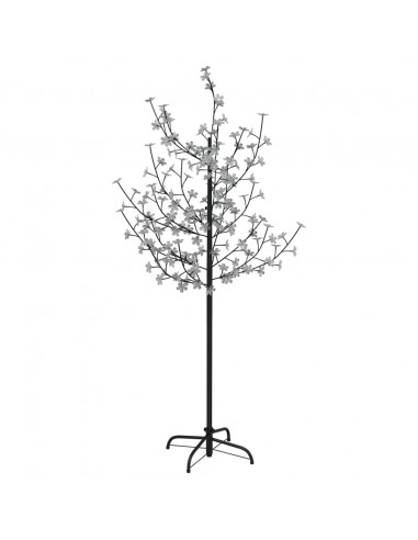 Albero di Ciliegio con 120 LED Bianco Caldo 150 cm