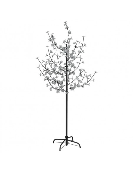 Albero di Ciliegio con 120 LED Bianco Caldo 150 cm