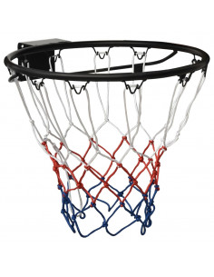Canestro da Basket Nero 45 cm Acciaio 2
