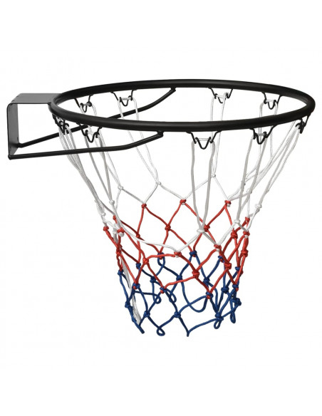 Canestro da Basket Nero 45 cm Acciaio