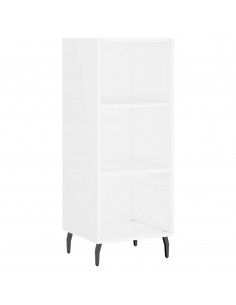 Credenza Bianca 34,5x34x180 cm in Legno Multistrato 2