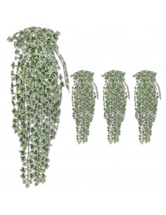 Foglie Artificiali di Edera 4 pz Variegata 90 cm