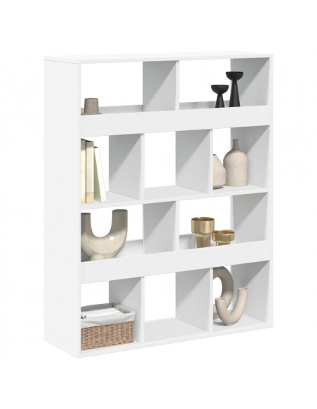 Divisorio Stanza Bianco 100x33x125,5 cm in Truciolato