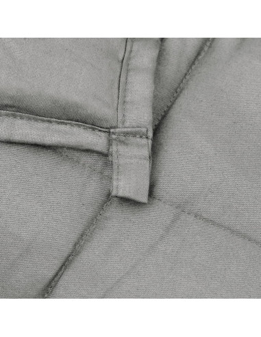 Coperta Ponderata Grigia 220x260 cm 15 kg Tessuto