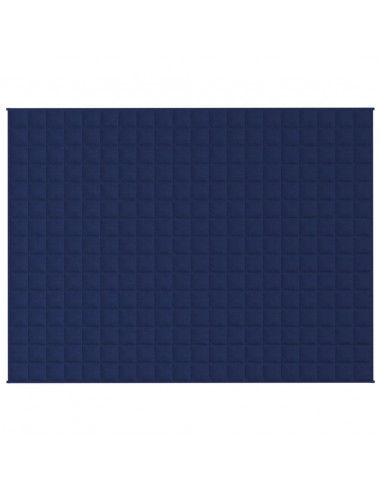 Coperta Ponderata Blu 150x200 cm 11 kg Tessuto