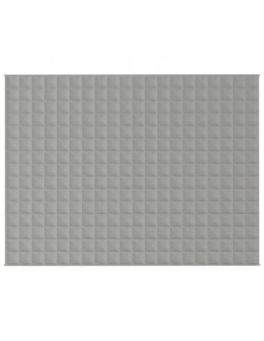 Coperta Ponderata Grigia 150x200 cm 7 kg Tessuto