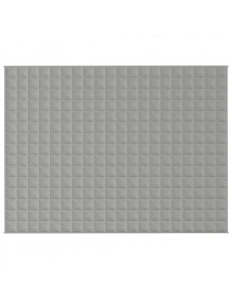 Coperta Ponderata Grigia 150x200 cm 7 kg Tessuto