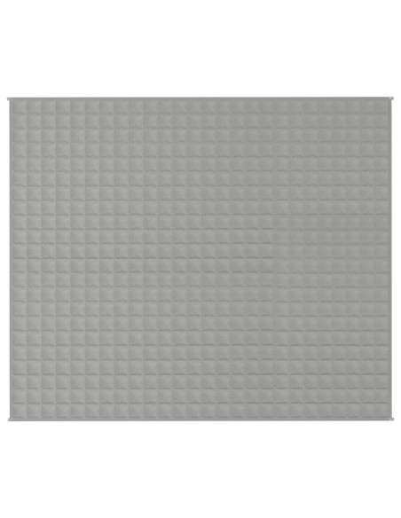 Coperta Ponderata Grigia 220x260 cm 11 kg Tessuto