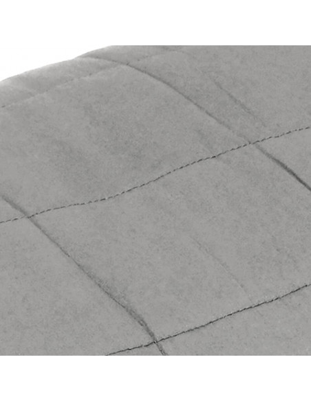 Coperta Ponderata Grigia 200x225 cm 13 kg Tessuto