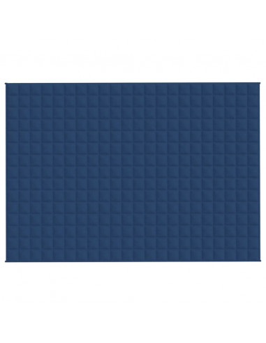 Coperta Ponderata Blu 155x220 cm 11 kg Tessuto
