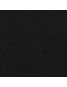 Giroletto con Testiera Nero 120x200 cm in Tessuto