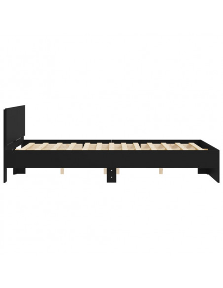 Giroletto con Testiera Nero 140x190 cm