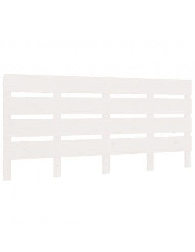 Giroletto Bianco 180x200cm in Legno Massello di Pino Super King