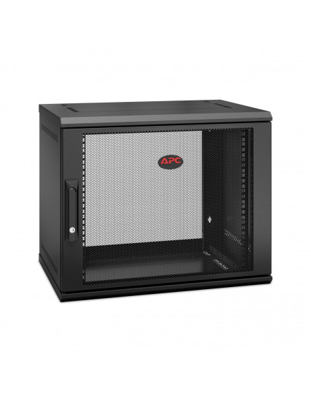 APC NetShelter WX 9U Single Hinged Wall-mount Enclosure 400mm Deep. Da parete Nero
