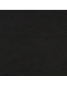 Giroletto con Testiera Nero 80x200 cm in Velluto