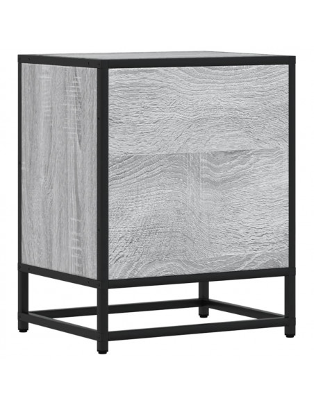 Comodini 2 pz Grigio Sonoma 40x31x50 cm in Truciolato