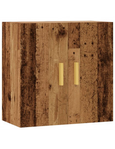 Armadietto a Muro Legno Vecchio 60x31x60 cm in Truciolato 2