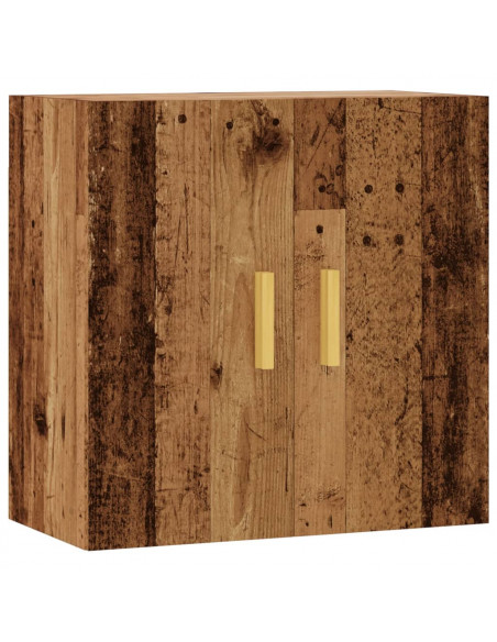 Armadietto a Muro Legno Vecchio 60x31x60 cm in Truciolato