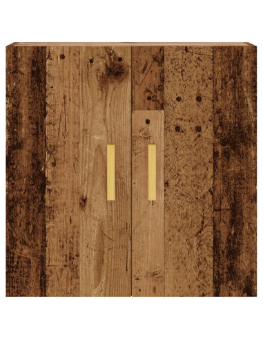 Armadietto a Muro Legno Vecchio 60x31x60 cm in Truciolato