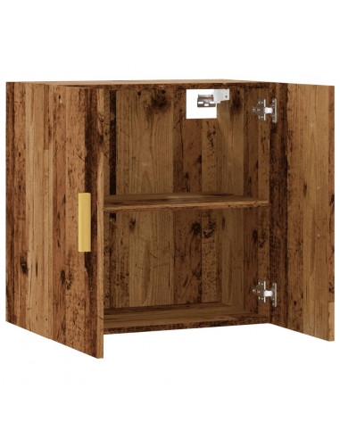 Armadietto a Muro Legno Vecchio 60x31x60 cm in Truciolato