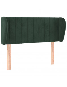 Testiera ad Orecchio Verde Scuro 83x23x78/88 cm in Velluto 2