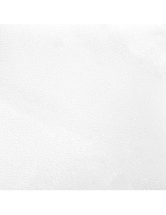 Giroletto con Testiera Nero e Bianco 140x200 cm in Similpelle