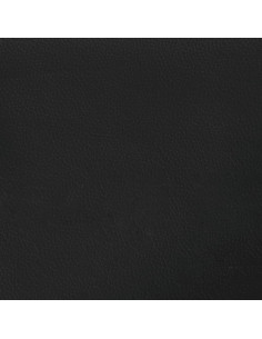 Giroletto con Testiera Nero e Bianco 140x200 cm in Similpelle