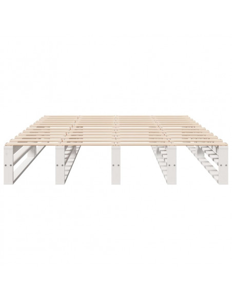 Giroletto Bianco 135x190 cm Legno Massello di Pino