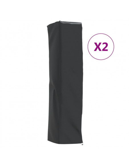 Coperture per Stufa 2pz Forma Piramide 58x58x228cm 420D Oxford