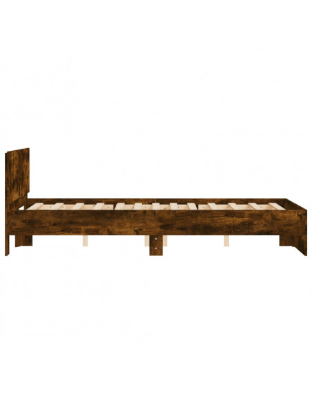 Giroletto con Testiera Rovere Fumo 135x190 cm