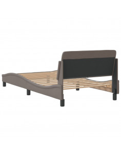 Giroletto con Testiera Tortora 100x200 cm in Tessuto