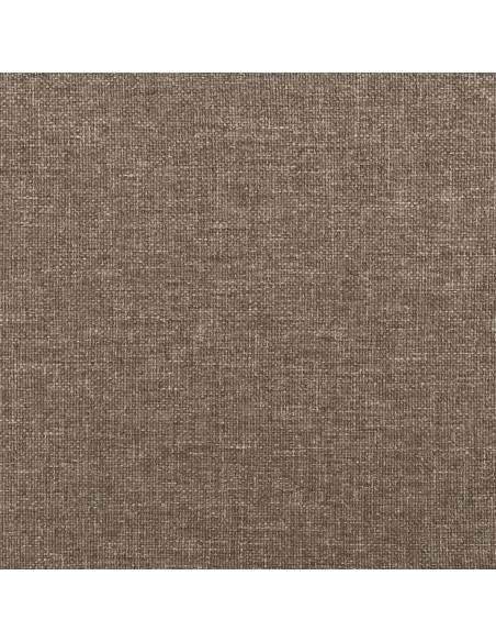 Giroletto con Testiera Tortora 90x200 cm in Tessuto