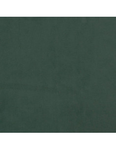 Giroletto con Testiera Verde Scuro 100x200 cm in Velluto