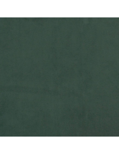 Giroletto con Testiera Verde Scuro 140x190 cm in Velluto