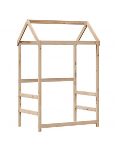 Giroletto con Tetto 90x200 cm in Legno Massello di Pino