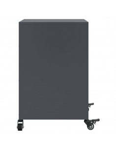 Comodini 2 pz Antracite 36x39x59 cm in Acciaio 2