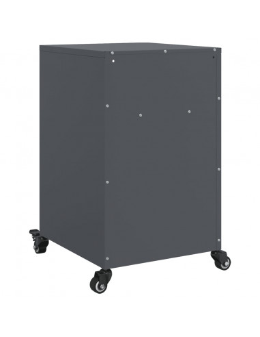 Comodini 2 pz Antracite 36x39x59 cm in Acciaio