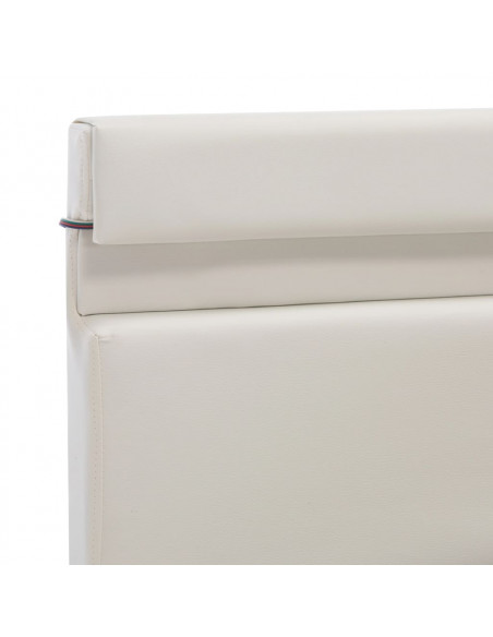 Giroletto Contenitore Idraulico LED Bianco Similpelle 180x200cm
