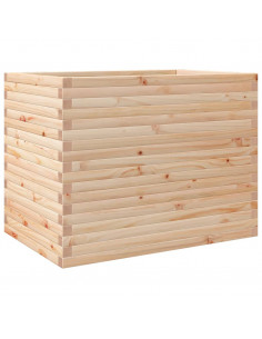 Fioriera da Giardino 90x60x68,5 cm in Legno Massello di Pino 2