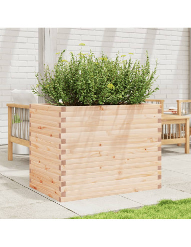 Fioriera da Giardino 90x60x68,5 cm in Legno Massello di Pino