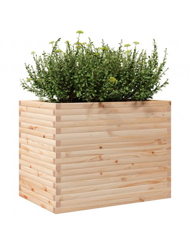 Fioriera da Giardino 90x60x68,5 cm in Legno Massello di Pino